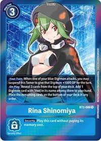 Rina Shinomiya (Event Pack 4) - Release Special Booster 1.0 - Digimon Card Game card