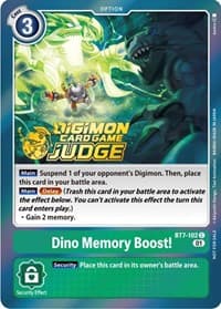Dino Memory Boost! (Judge Pack 3) - Next Adventure - Digimon Card Game card