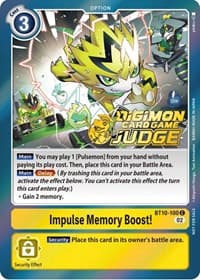 Impulse Memory Boost! (Judge Pack 3) - Xros Encounter - Digimon Card Game card