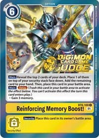 Reinforcing Memory Boost! (Judge Pack 3) - Double Diamond - Digimon Card Game card