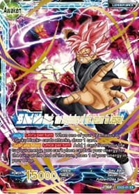Goku Black // SS Rose Goku Black, the Beginning of the Return to Despair (Gold Stamped) - Expansion Deck Box Set 22: Ultimate Deck 2023 - Dragon Ball Super: Masters card