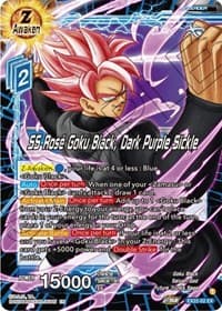 SS Rose Goku Black, Dark Purple Sickle - Expansion Deck Box Set 22: Ultimate Deck 2023 - Dragon Ball Super: Masters card
