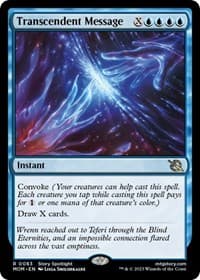Transcendent Message - March of the Machine - Magic: The Gathering card