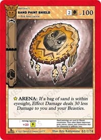 Sand Paint Shield - Native: First Edition - MetaZoo card