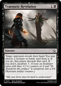Traumatic Revelation - March of the Machine - Magic: The Gathering card