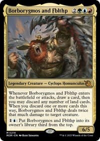 Borborygmos and Fblthp - March of the Machine - Magic: The Gathering card