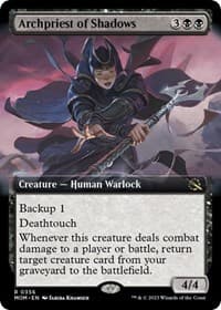 Archpriest of Shadows (Extended Art) - March of the Machine - Magic: The Gathering card