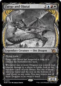 Zurgo and Ojutai (Showcase) - March of the Machine - Magic: The Gathering card