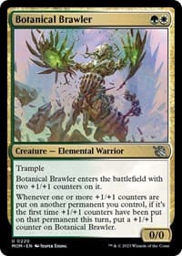 Botanical Brawler - March of the Machine - Magic: The Gathering card
