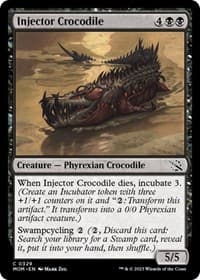Injector Crocodile - March of the Machine - Magic: The Gathering card