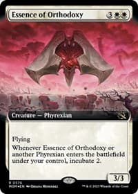 Essence of Orthodoxy (Extended Art) - March of the Machine - Magic: The Gathering card