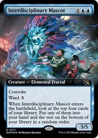 Interdisciplinary Mascot (Extended Art) - March of the Machine - Magic: The Gathering card