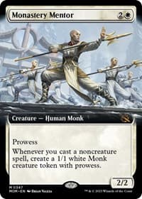 Monastery Mentor (Extended Art) - March of the Machine - Magic: The Gathering card