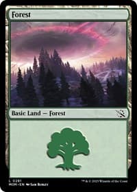 Forest (0281) - March of the Machine - Magic: The Gathering card