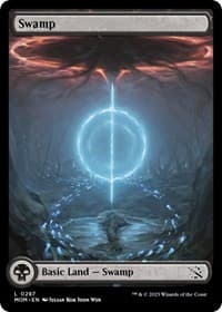Swamp (0287) - March of the Machine - Magic: The Gathering card