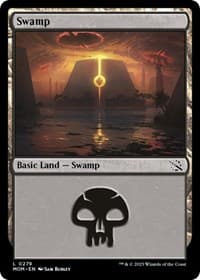 Swamp (0279) - March of the Machine - Magic: The Gathering card