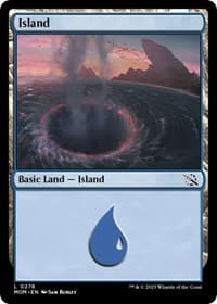 Island (0278) - March of the Machine - Magic: The Gathering card