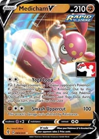 Medicham V - Prize Pack Series Cards - Pokemon card