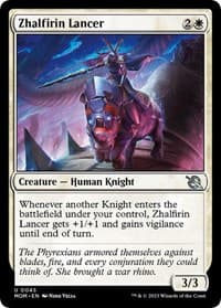 Zhalfirin Lancer - March of the Machine - Magic: The Gathering card