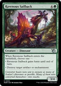 Ravenous Sailback - March of the Machine - Magic: The Gathering card