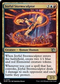 Joyful Stormsculptor - March of the Machine - Magic: The Gathering card