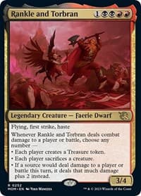 Rankle and Torbran - March of the Machine - Magic: The Gathering card