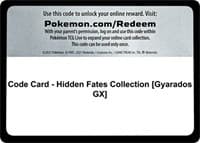 Code Card - Hidden Fates Collection [Gyarados GX] - Hidden Fates - Pokemon card