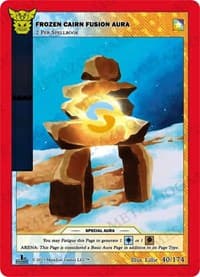 Frozen Cairn Fusion Aura - Native: First Edition - MetaZoo card