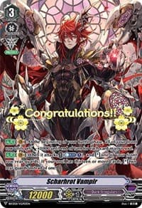 Scharhrot Vampir (Congratulations Hot Stamp) - Bushiroad Event Cards - Cardfight Vanguard card