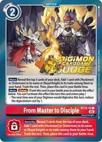 From Master to Disciple (Judge Pack 3) - Starter Deck 12: Jesmon - Digimon Card Game card