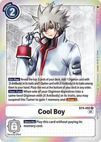 Cool Boy (Event Pack 4) - X Record - Digimon Card Game card