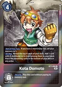 Kota Domoto (Event Pack 4) - Next Adventure - Digimon Card Game card
