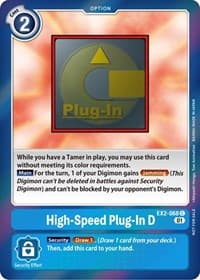 High-Speed Plug-In D (Event Pack 4) - Digital Hazard - Digimon Card Game card