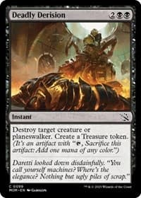 Deadly Derision - March of the Machine - Magic: The Gathering card