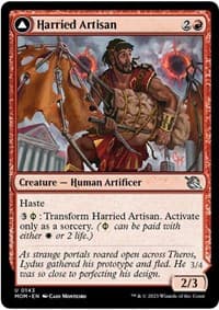 Harried Artisan - March of the Machine - Magic: The Gathering card