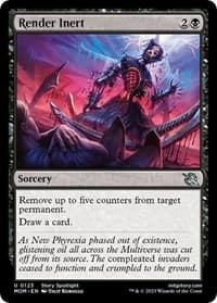Render Inert - March of the Machine - Magic: The Gathering card