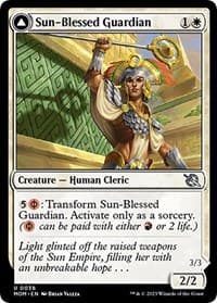 Sun-Blessed Guardian - March of the Machine - Magic: The Gathering card