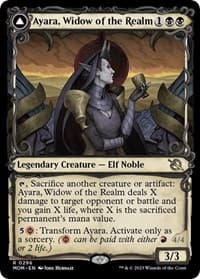 Ayara, Widow of the Realm (Showcase) - March of the Machine - Magic: The Gathering card