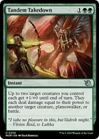 Tandem Takedown - March of the Machine - Magic: The Gathering card