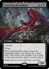 Hoarding Broodlord (Extended Art) - March of the Machine - Magic: The Gathering card