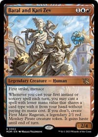 Baral and Kari Zev (Showcase) - March of the Machine - Magic: The Gathering card