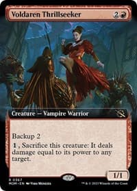 Voldaren Thrillseeker (Extended Art) - March of the Machine - Magic: The Gathering card