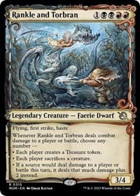 Rankle and Torbran (Showcase) - March of the Machine - Magic: The Gathering card
