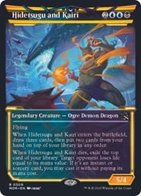 Hidetsugu and Kairi (Showcase) - March of the Machine - Magic: The Gathering card
