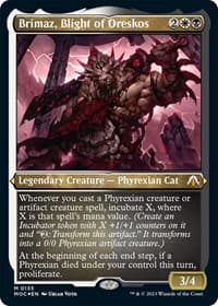 Brimaz, Blight of Oreskos (Display Commander) - Thick Stock - Commander: March of the Machine - Magic: The Gathering card