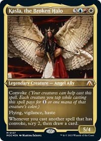 Kasla, the Broken Halo (Display Commander) - Thick Stock - Commander: March of the Machine - Magic: The Gathering card