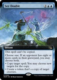 See Double (Extended Art) - March of the Machine - Magic: The Gathering card