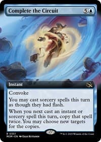 Complete the Circuit (Extended Art) - March of the Machine - Magic: The Gathering card
