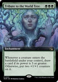 Tribute to the World Tree (Extended Art) - March of the Machine - Magic: The Gathering card
