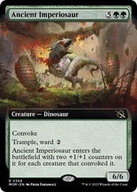 Ancient Imperiosaur (Extended Art) - March of the Machine - Magic: The Gathering card